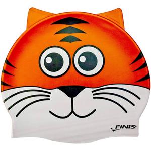 3-25-037-314-child-swim-cap-finis-head-tiger-orange-one-size