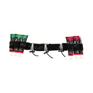 fit-rn06nr-gris-bib-holder-belt-with-6-gel-holders-fitletic-black-grey-red-green-one-size