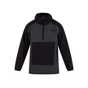 mjk0002560-h006-hoodie-hurley-phantom-packable-anorak-ii-dk-stone-grey