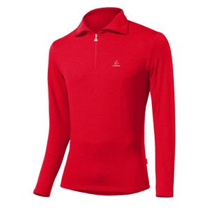 10994-551-fleece-with-high-collar-loffler-transtex-red