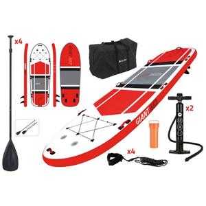 p4f950230-paddle-set-pure4fun-giant-sup-red-gray-black-one-size
