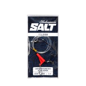 1550464-sea-surfcasting-rig-with-hook-shakespeare-smoothound-rig-4-0-red-one-size