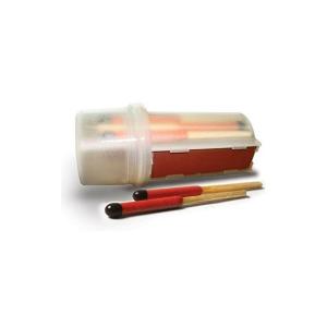 ucomtsvcase-kit-15-survival-matches-in-waterproof-box-uco-white-transparent-red-yellow-one-size